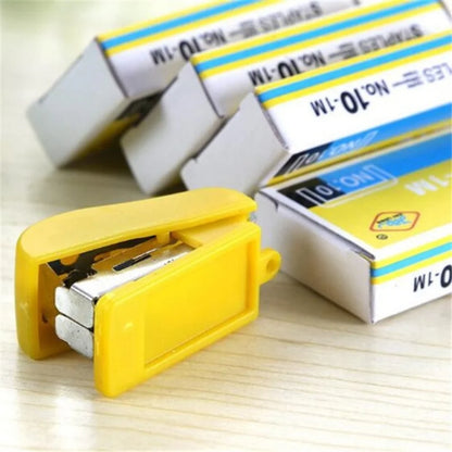 STONEGO Mini Stapler Set Portable Small Gift Stapler Lovely Office Supplies