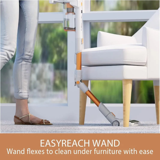 Kenmore DS4030 21.6V Cordless Stick Vacuum with EasyReach Wand, Lightweight Cleaner with 2-Speed Power Control