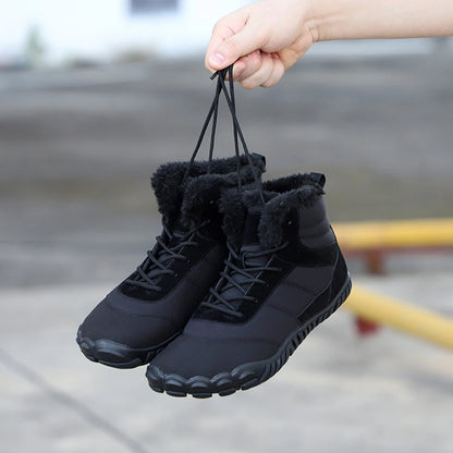 Winter Snow Boots Lightweight Barefoot Shoes Non-Slip Casual Ankle Boots Waterproof Trail Running Shoes for Outdoor Sports