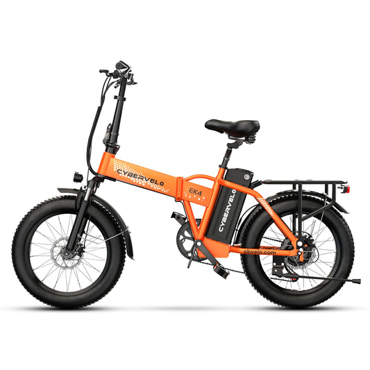 1000W Folding Electric Bike, 48V 20AH Large Removable Battery E Bike, 30+MPH, 80 Miles Max Range, 20" Fat Tire Electric Bike for