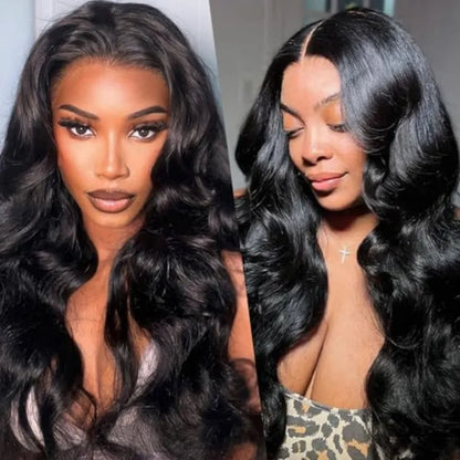 V Part Wigs Human Hair Body Wave Glueless Wigs Human Hair 100% Half Wigs With Clip In 5X5 Hd Lace Closure Wig Beginner Friendly
