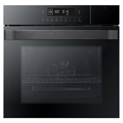 24" Electric Single Wall Oven, 8 Baking Modes, with Air Frying Function, 3000w, 3D Surround Heating with Timer, Touch Control