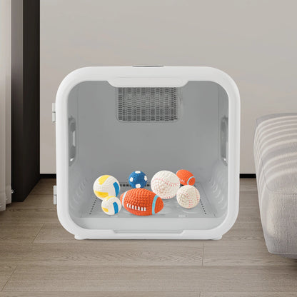 71 L / 64.47 Qt Pet Dryer Box, 1-4 Gears Speed Adjustable, Quiet Smart Drying Blower for 2-3 Cats & Small Dogs 110-125V