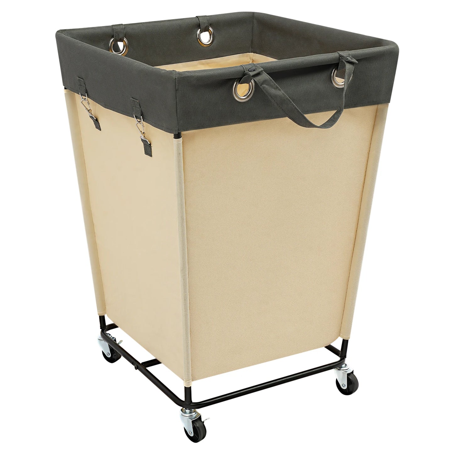 Bymaocar 210L Laundry Storage Basket, Rolling Laundry Cart, 600D Oxford Cloth Laundry Basket with Wheels