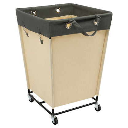 Bymaocar 210L Laundry Storage Basket, Rolling Laundry Cart, 600D Oxford Cloth Laundry Basket with Wheels