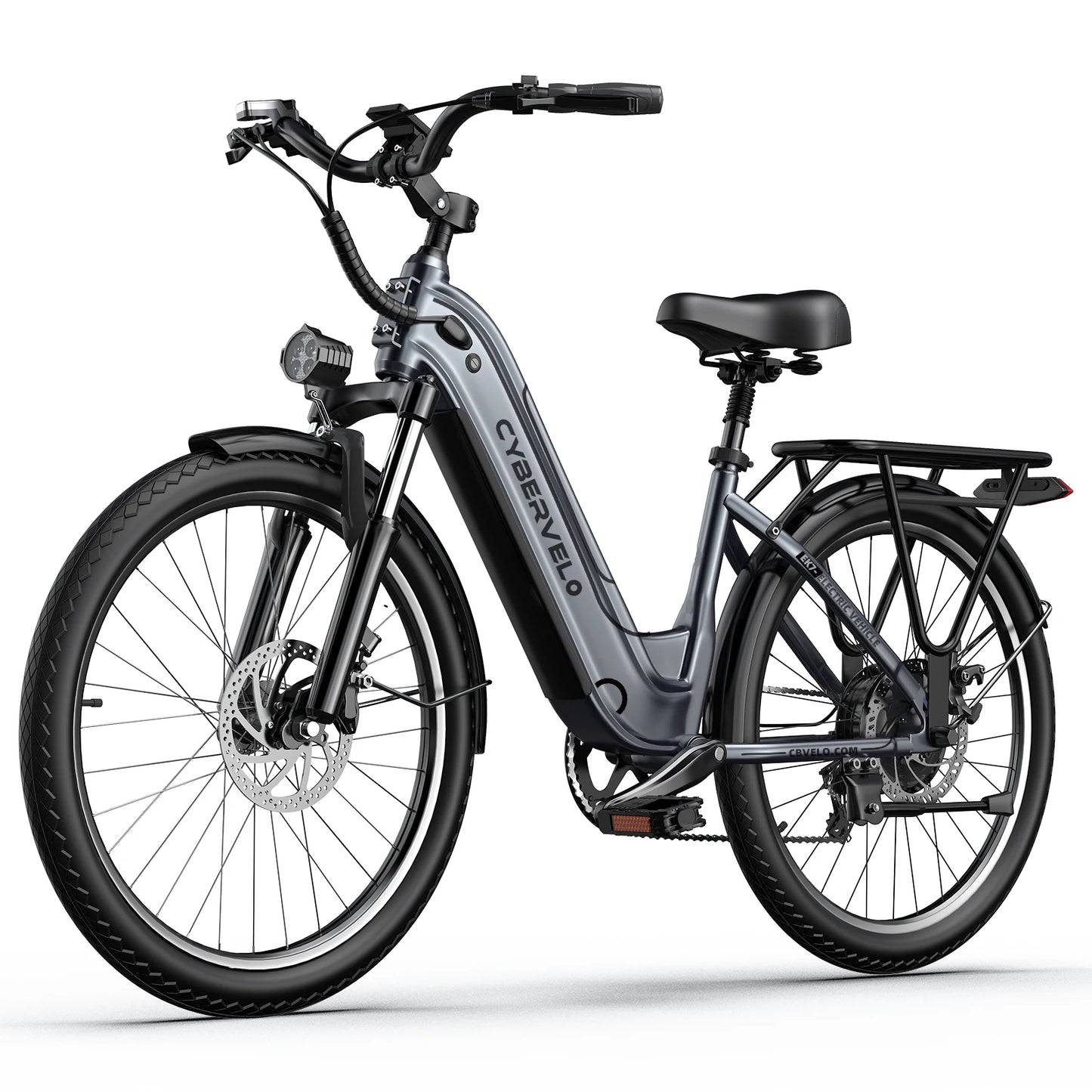 26" Electric E Bike with 7-Speed,1000 Peak Electric Bike for Adults,up 80 Miles Removable Battery Ebike, Adult Electric Bicycles