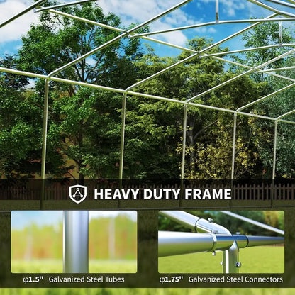30ft x 20ft Heavy-Duty Outdoor Party Tent with Removable Sides and Waterproof Feature for Weddings and Events