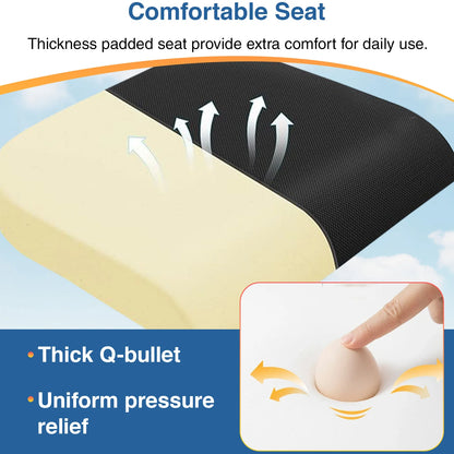 Office Chair Mesh Chair Ergonomic Computer Desk Chair Mid Back Swivel Lumbar Support with Armrest