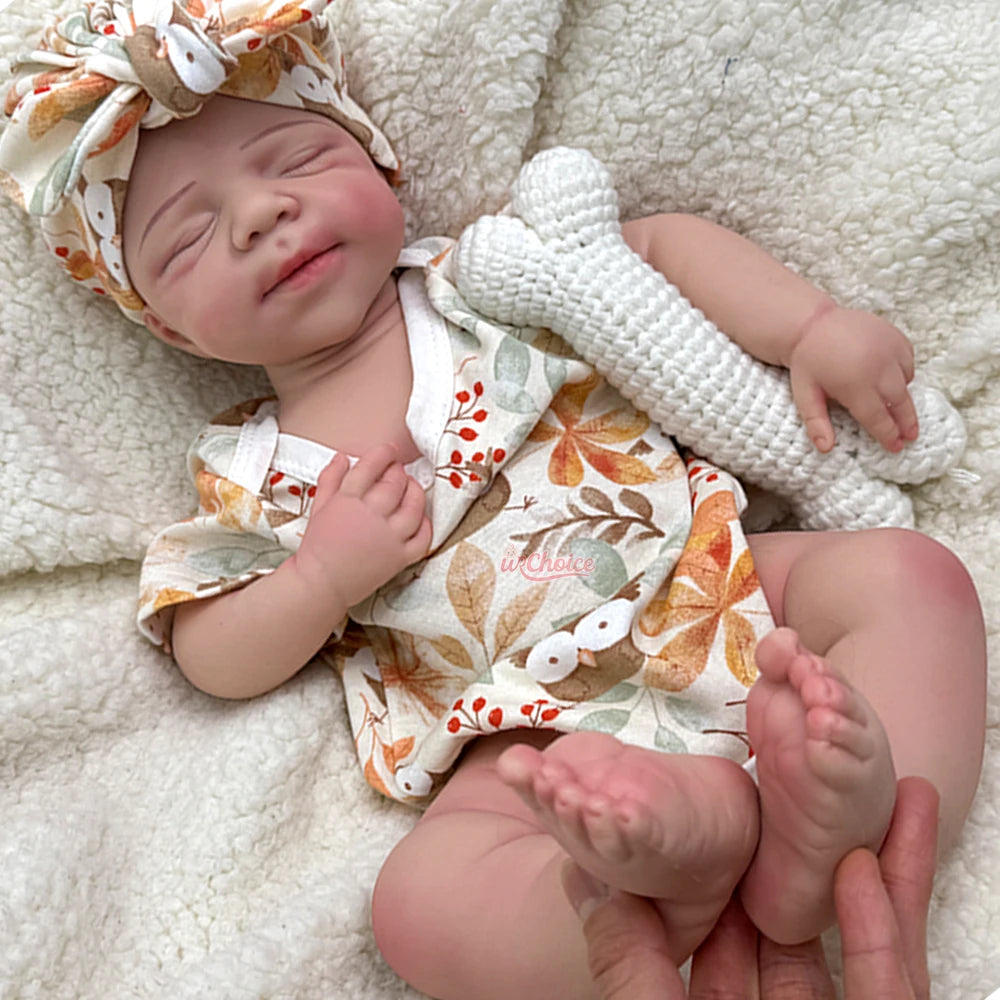 Handmade 19Inch Pascale Platinum Silicone Reborn Baby Boy Unpainted & Painted Washable Doll Gift for Doll Lovers Collector