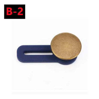 New 10/5/1PC Metal Button Extender For Pants Jeans Free Sewing Adjustable Retractable Waist Extenders Button Waistband Expander
