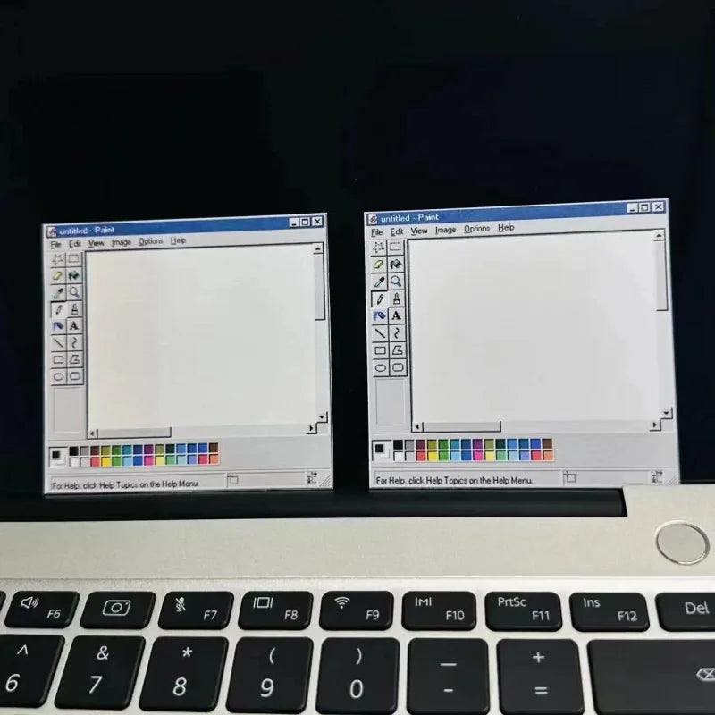 50Pages/book Retro Computer Drawing Tool Pattern Sticky Note Pad，DIY Self-Adhesive Memo，Student Office Message Paper Notepad