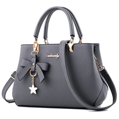 New  Elegant Shoulder Bag for Women Luxury Designer Handbags Female Bags Plum Bowknot Sweet Messenger Crossbody Bag