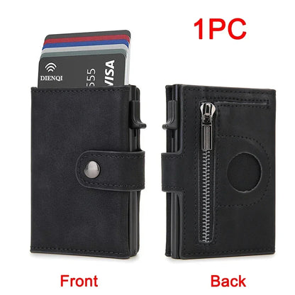 Airtag Wallet Rfid Credit Card Holder Men Wallets Trifold Luxury Slim Air Tag Tracker Minimalist Cardholder Case Presents Choice