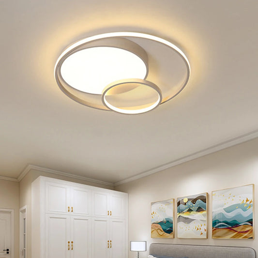 Ceiling Light with LED, High Color Rendering, Energy-Saving, Soft Light, Easy Installation, Corrosion-Resistant Iron