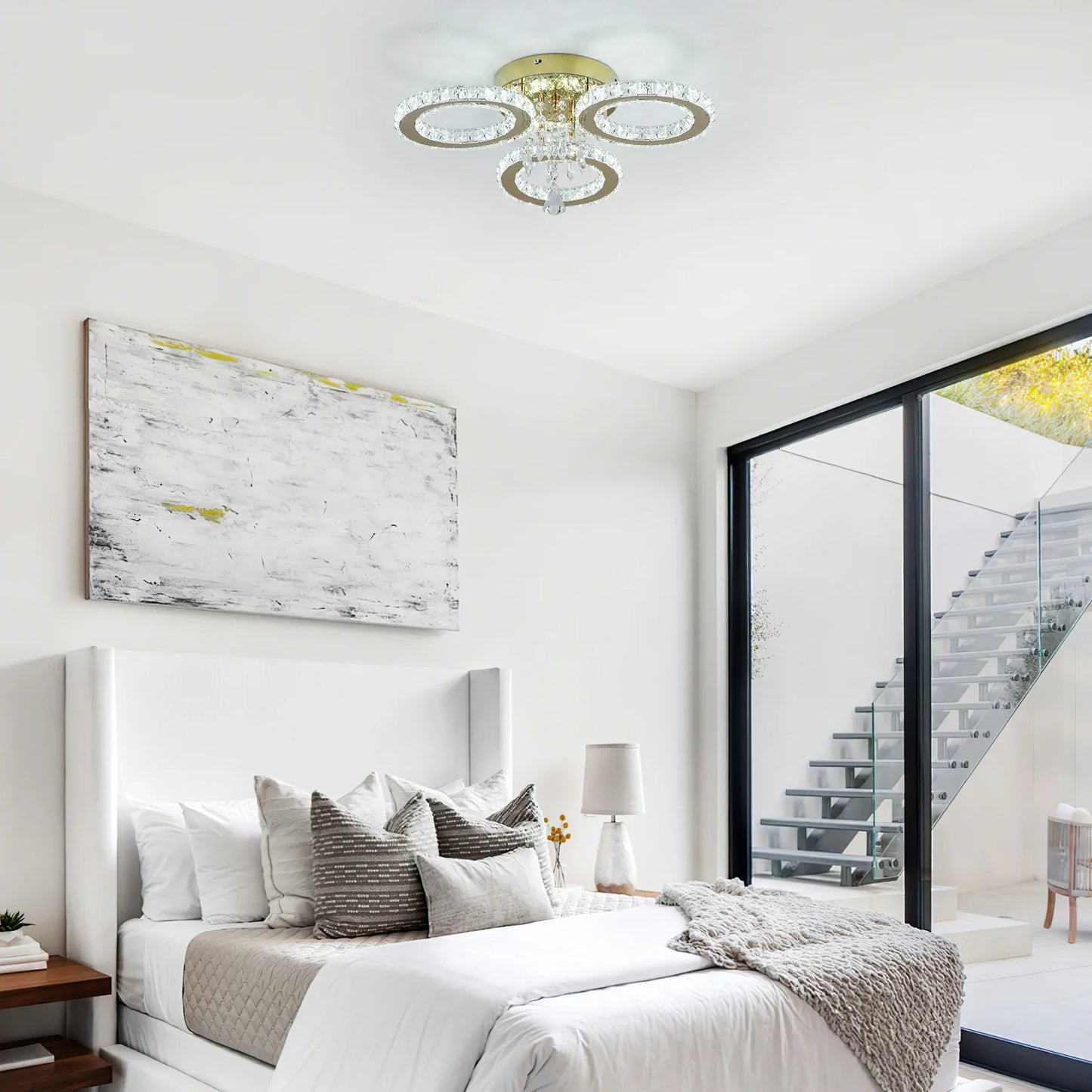 VETRULUS Led Ceiling Light Modern Home Decoration Crystal Chandelier Luxury Living Room Dining Gold Ceiling Lamp lighting
