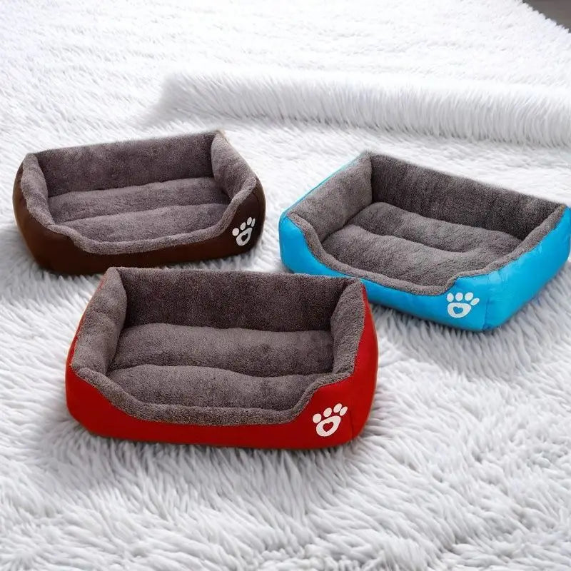 Colorful Warm Dog Kennel, Pet Mattress, Comfortable and Breathable Sleeping Bed for Large, Medium and Small Dogs