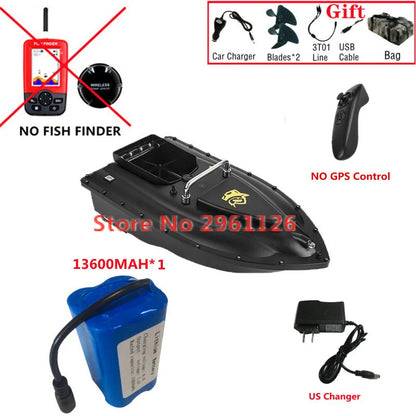 600M GPS Sonar Fish Exploration High Speed Remote Control Bait Boat Model 1.5KG 16GPS Constant Speed Cruise RC Bait Boat Model