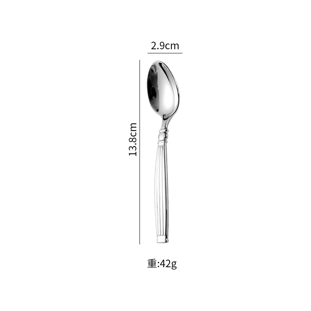 roman column Western Silver Cutlery Set Elegant Striped Handle Tableware Stainless Steel 304 Knife Fork Spoon spoon and fork set