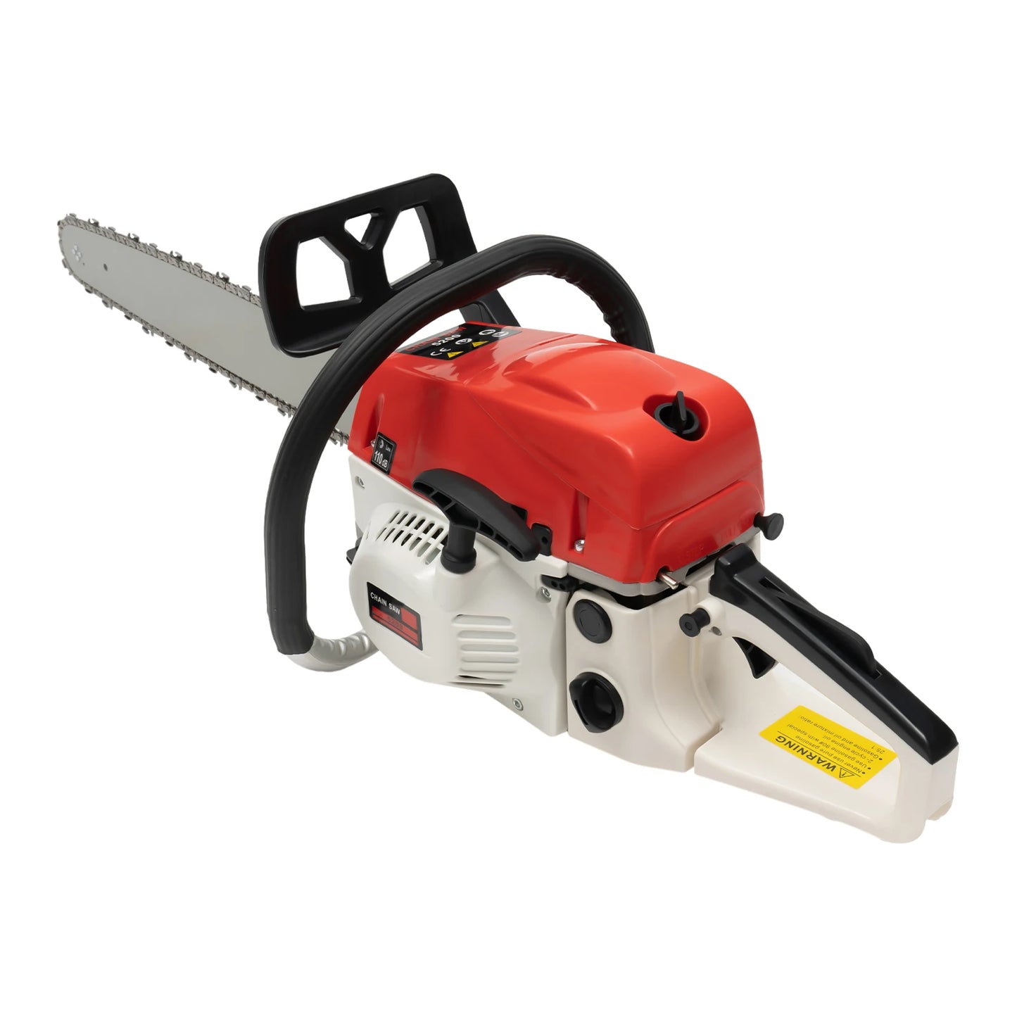 22 Inch 52CC Gasoline Chainsaw 2000W 2-Stroke Engine Gas Powered Chain Saw Handheld Tree Pruning Wood Cutting Tool Set 7500Rpm