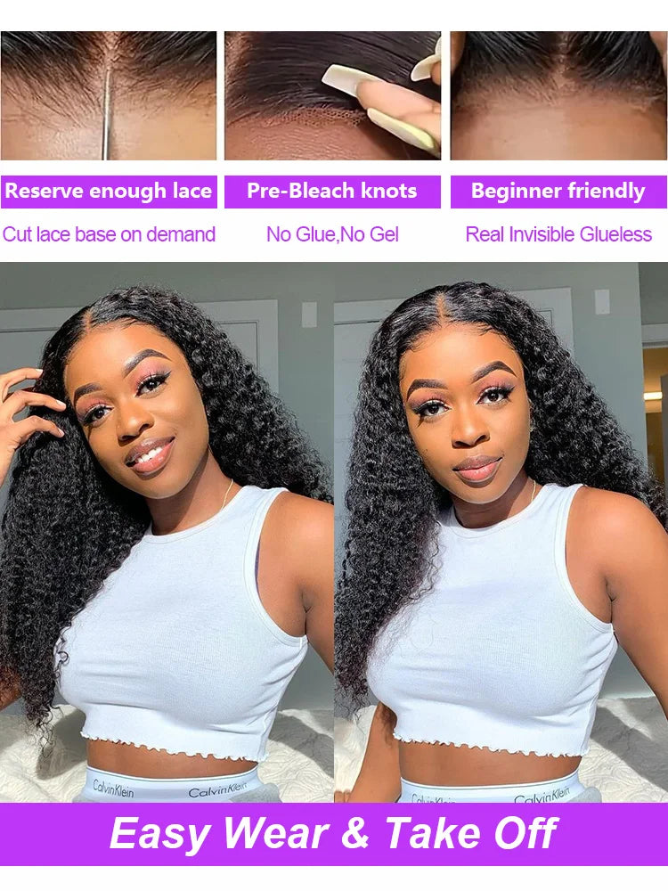 Deep Wave Wigs 13x4 HD Transparent Lace Front Human Hair Wigs 13x6 Lace Frontal Wig Human Hair Cury 5x5 HD Lace Closure Wigs