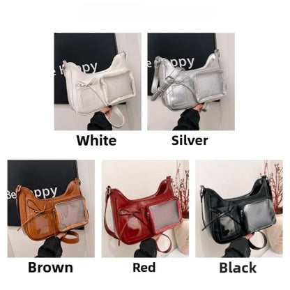 Y2k Japanese Harajuku Shoulder Bag Womens Transparent Ita Bag Girls School Crossbody Bags for Women Female Designer Handbags
