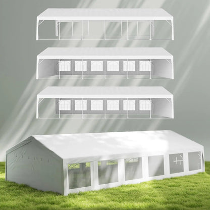 20x40ft Heavy Duty Party Tent Gazebo Wedding Event Shelter Removable Sidewalls Windows Waterproof White, Customized