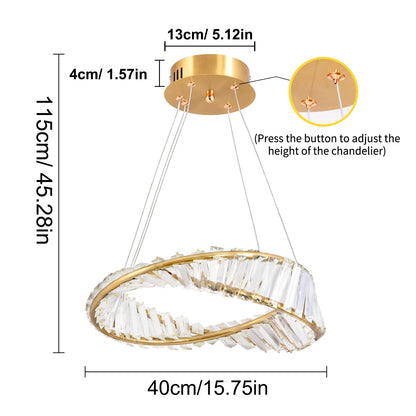 Gold Crystal Ceiling Chandelier Decoration Home Hanging Chandelier Living Room Led Ceiling Lamps Modern Lighting Pendants