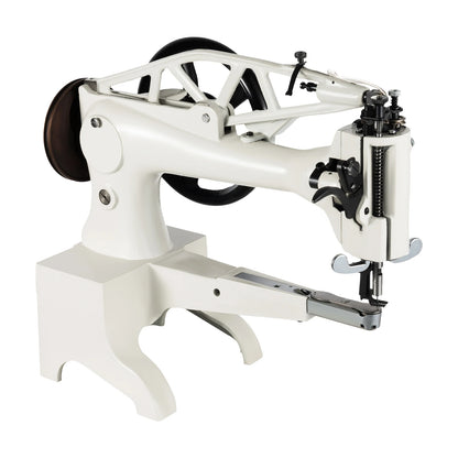 Heavy Duty Sewing Machine Cast Iron Manual Electric Compatible 500SPM for Leather Shoes Bags Canvas Repair SM-2972