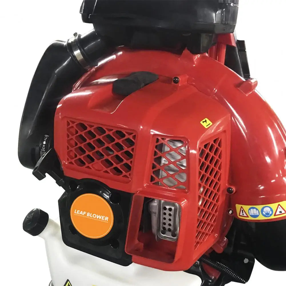 1Set 2-Stroke Engine Snow Blower 900CFM Air Volume 2.3L Tank Leaf Blower Strong Wind Force 80CC Gas Powered Backpack Snow Blower