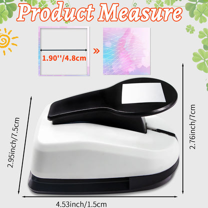 Square Paper cutter tool crafts Hole Punchers Set 1 1.5 2 inch 25 38 50 mm Square Hexagon Triangle Shapes for crafting scrapbook