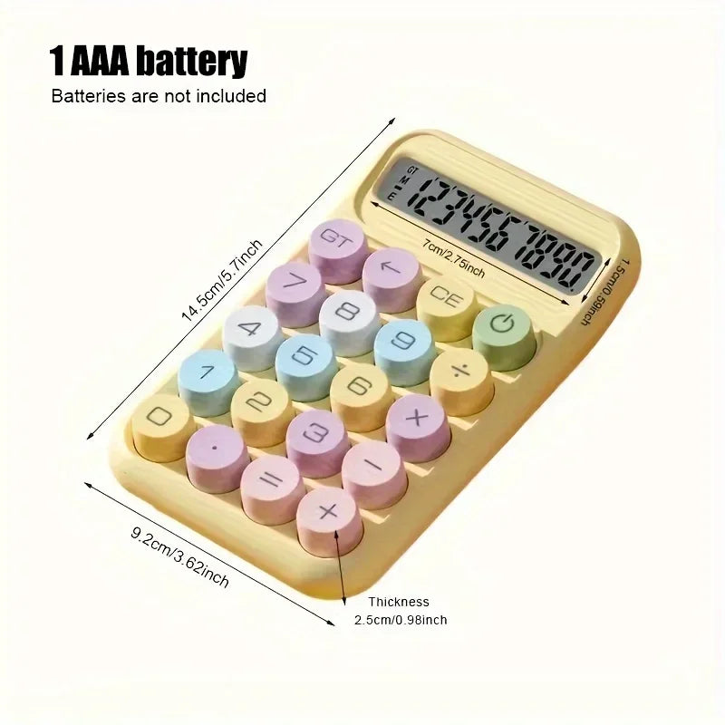 1PC new 819 high value small fresh calculator 10 digit dopamine calculator student office calculator