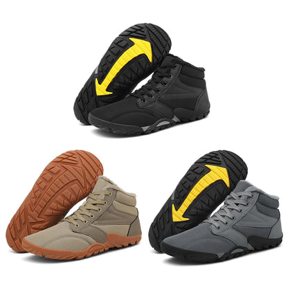 Winter Snow Boots Cold-Proof Trekking Shoes Anti Slip Minimalist Five Finger Boots Lightweight Walking Boots for Hiking Climbing