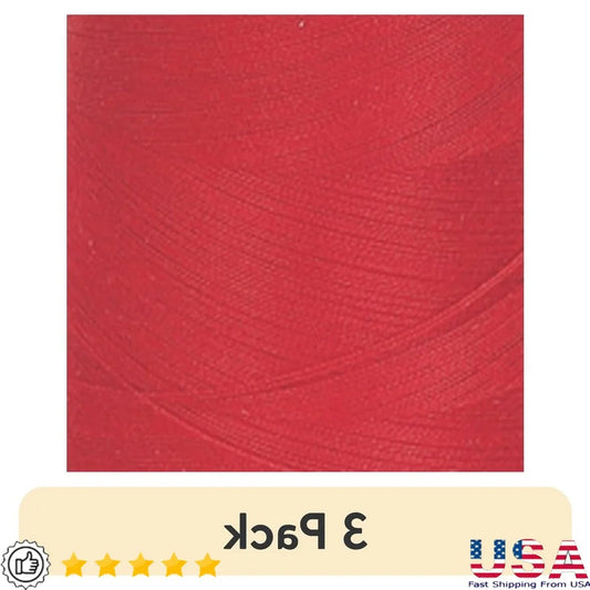 3 Pack Surelock Cone Polyester Thread 3000 Yards Fine Sewing Strong Performance Ideal Multiple Thread Uses