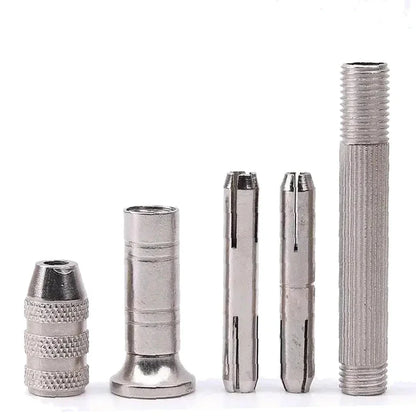 Leather Sewing Needles Kit, Set Contains Silver Leather Sewing Awl, 4 Piece Needle Suitable for Leather Canvas Tent