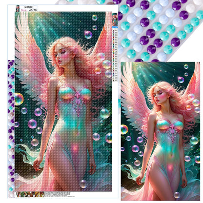 5D DIY Full Round Drill Diamond Painting Girl Kit Home Decor Art Craft