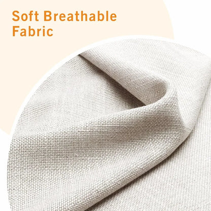 Sectional Sofa Couches for Living Room - 3 Seat L-Shaped Couch with Storage Ottoman, Comfy Fabric Convertible Sectionals