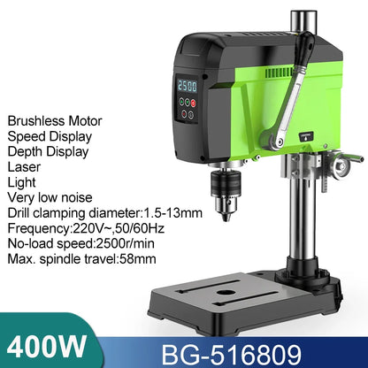 ALLSOME Mini Bench Drill Bench Drilling Machine Variable Speed Drilling Chuck 1-16mm For DIY Wood Metal Electric Tools