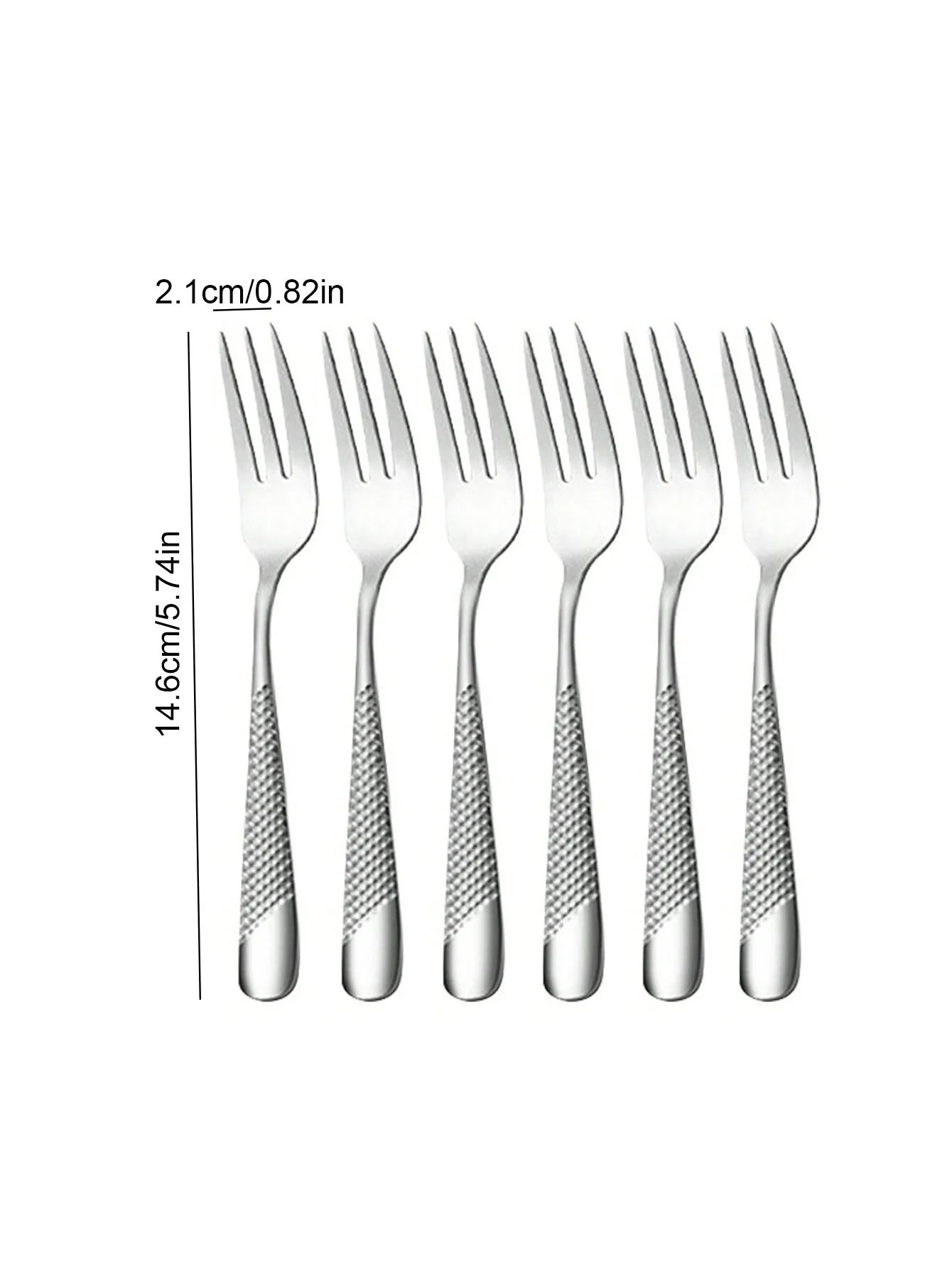 6pc/30pc Stainless steel silver high-end star diamond tableware set knife, fork and spoon dessert fork and spoon