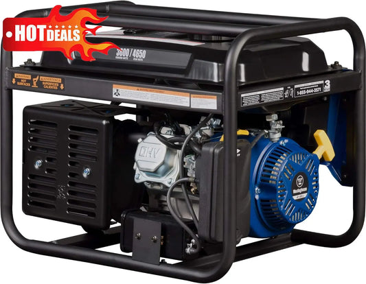 2025Outdoor Power Equipment 4650 Peak Watt Portable Generator, RV Ready 30A Outlet, Gas Powered