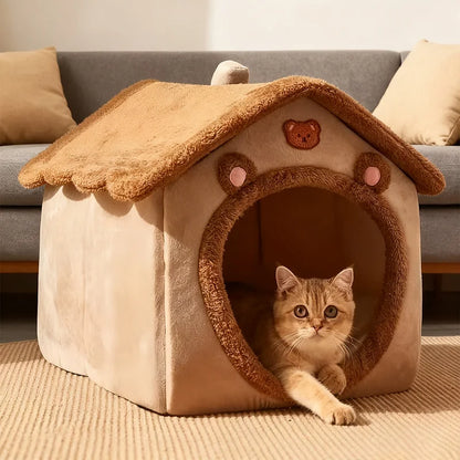 2025 New Multi-Use Cat Kennel Indoor Outdoor – Villa-Style Dirt-Resistant Detachable Washable All-Season Durable for Comfort