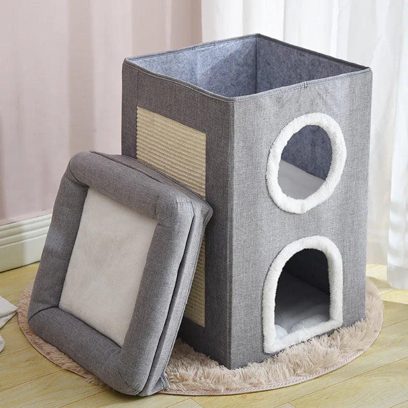 Amazon's popular three-layer warm and foldable all season universal pet cat nest