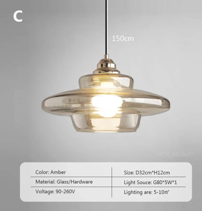 Nordic LED E27 Cream Wind Milk Glass Art Decorative Pendant Lights Modern Light Fixtures Kitchen Island Dining Room Bedside