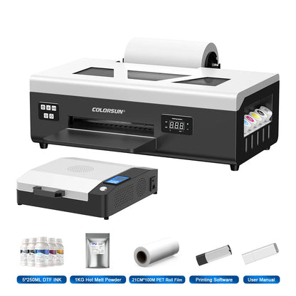 Colorsun A4 DTF Printer Impressora a4 dtf Printing Machine For Epson L805 Direct to Film DTF Printers For T-shirt Hoodies