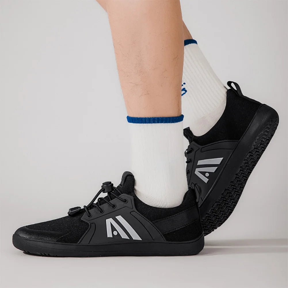 Men's Barefoot Shoes with Wide Toe Box Minimalist Shoes Walking Shoes Trail-Running Shoes for Hiking Outdoor Workout Training