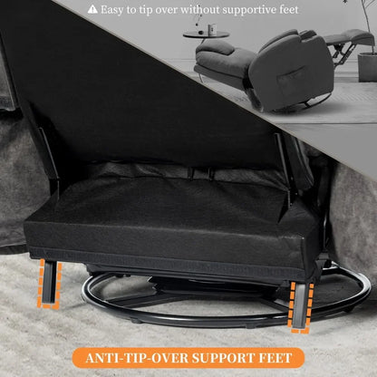 recliner chair rocker modern ergonomic lounge 360 degree swivel single sofa seat living room lounge recliners on clearance foam