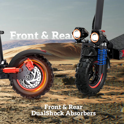 FREEBOY J11PLUS/J11MAX/J01 1200/800W Off-road Electric Scooter with Seat, 1-year Quality Guarantee Foldable Commuting E-scooter