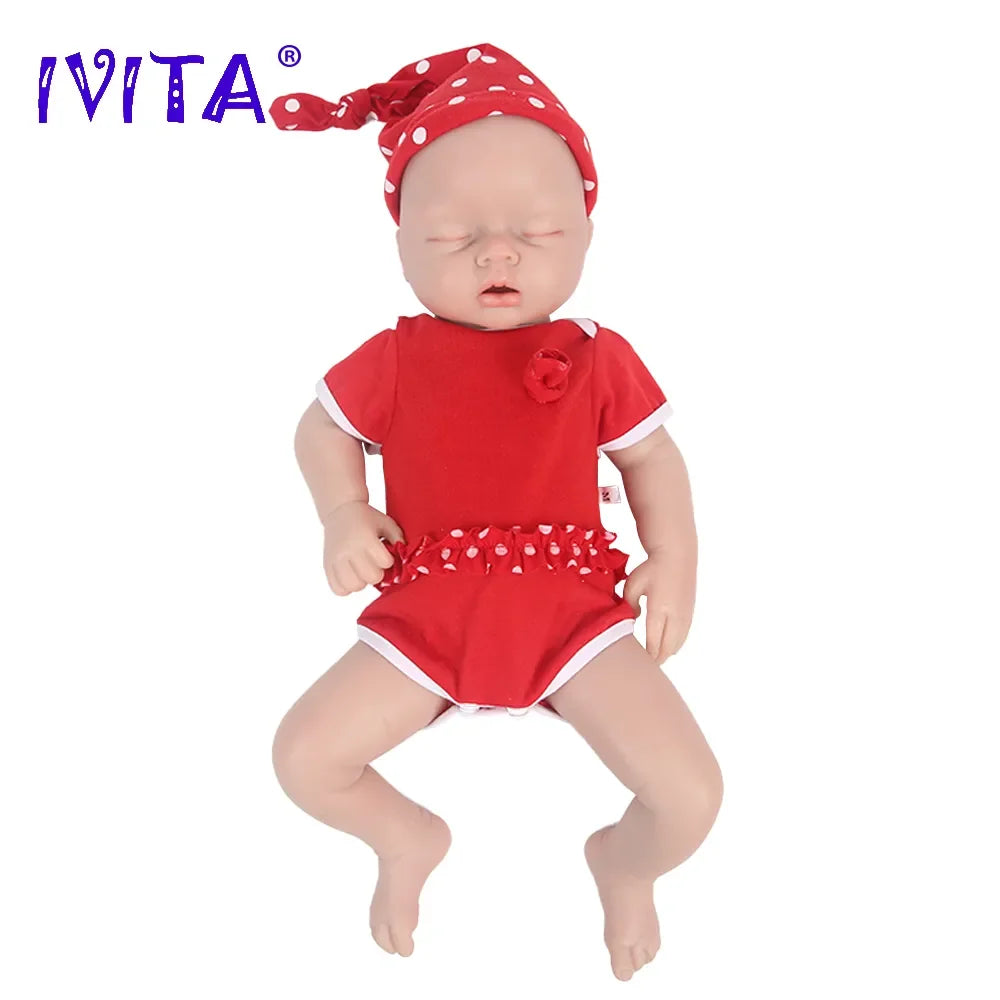 IVITA Authentic 100% Silicone Painted Reborn Baby Dolls Shipped from USA Warehouse Realistic Baby Dolls for Kids Christmas Toys