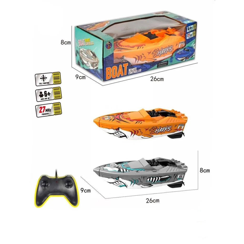 Mini RC Boat High-Speed Remote Control Boats Child Model Water Racer RC Boats Kids Boys Outdoor Pool Toys Gifts for Boy Adults