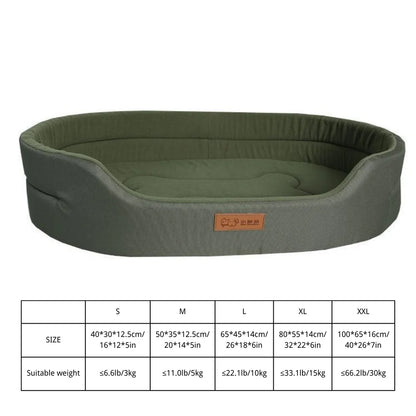 Waterproof Orthopedic Foam Dog Beds for Small Medium Large Dogs Durable Dog Sofa The Pet Bed Washable Removable Cover