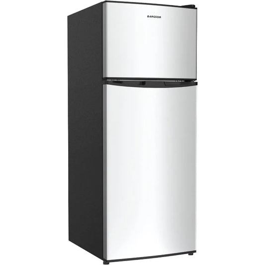 BANGSON 4.0 Cu.Ft Small Refrigerator with Freezer, Small Fridge with Top Freezer, for Apartment, Bedroom, Dorm, and Office